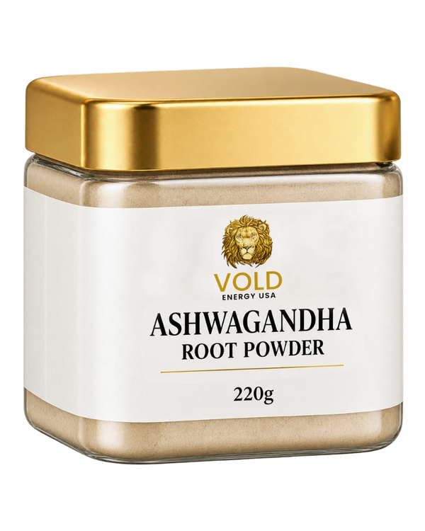 Vold Energy Ashwagandha Root Powder — 250g Pure Herbal Extract